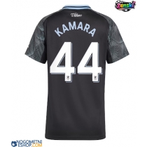 Ženski Nogometni dresi Aston Villa Boubacar Kamara #44 Gostujoči 2025-26 Kratek Rokav